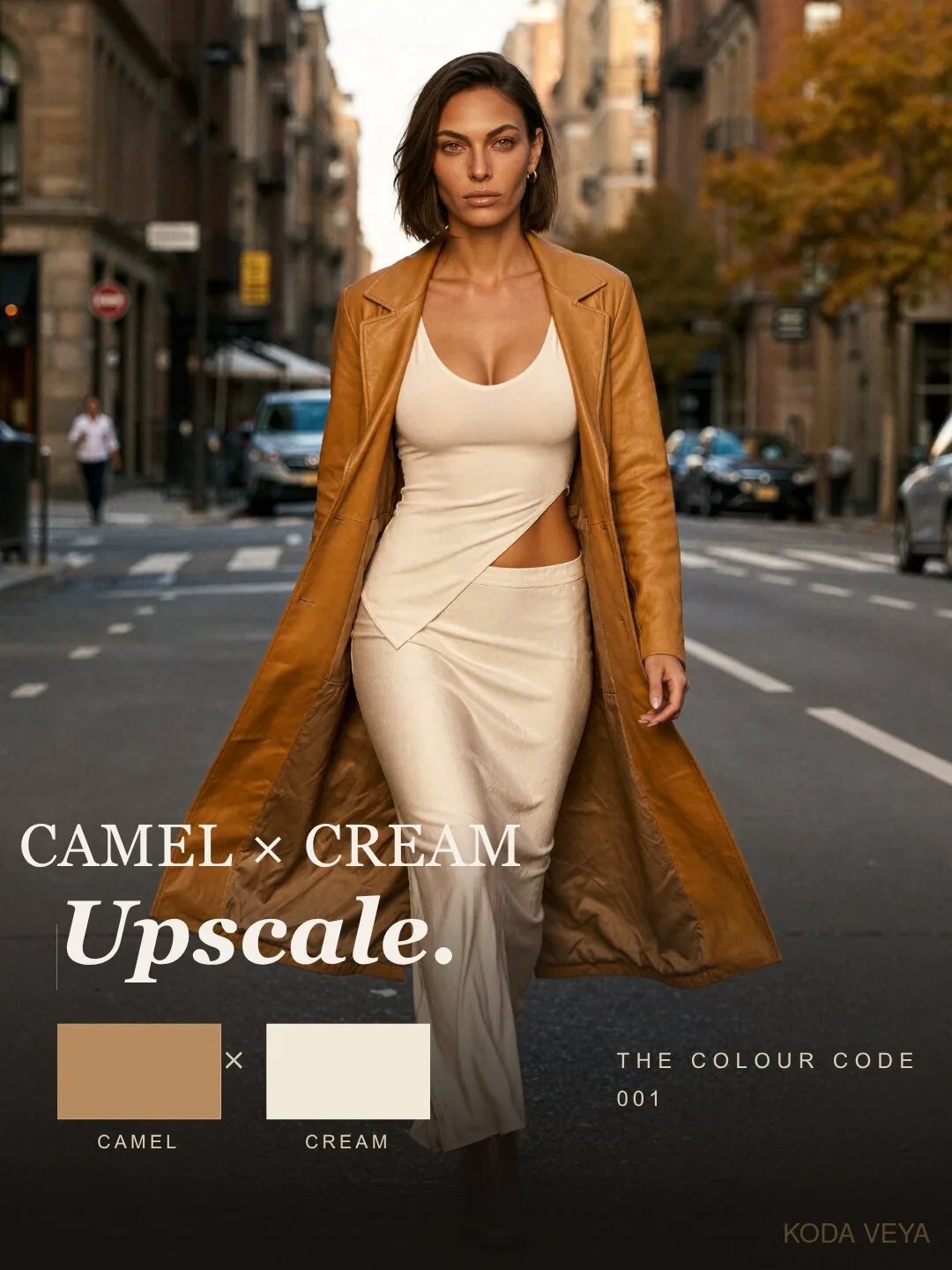 The Colour Code 001 — Camel × Cream — Upscale