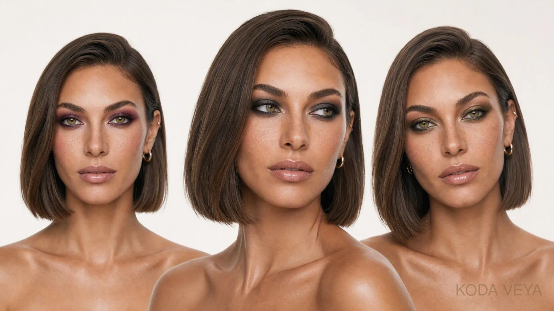 Koda Veya beauty portrait with a smoky eye, the opening image for six smoky eye makeup ideas